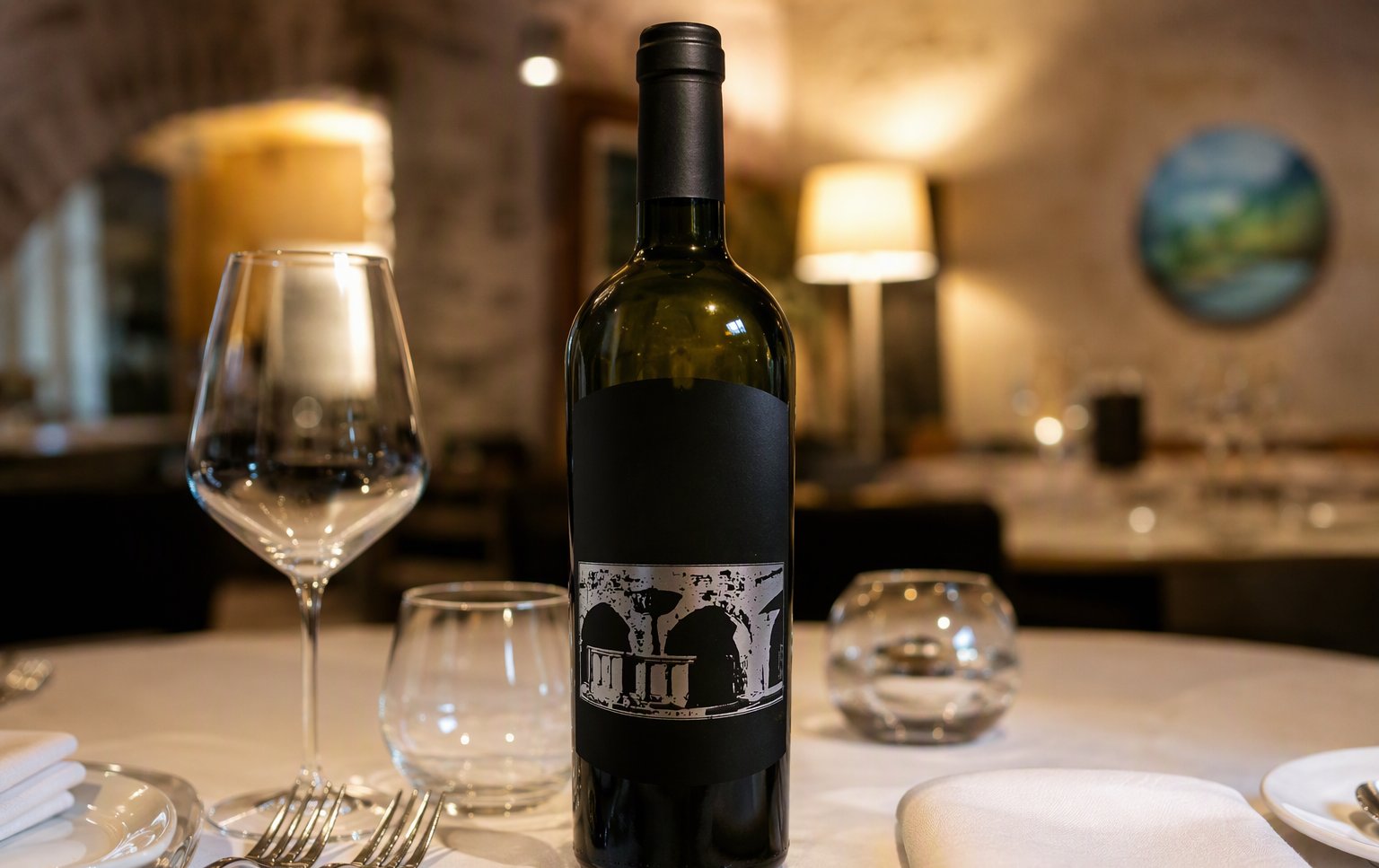 La bottiglia di Sagrantino di Montefalco